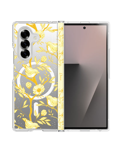 Android Flip / Fold Rearguard Hinge - Lovebird Monochrome 2.0