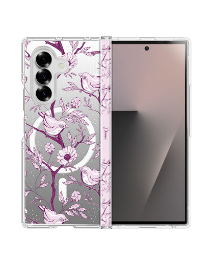 Android Flip / Fold Rearguard Hinge - Lovebird Monochrome 5.0