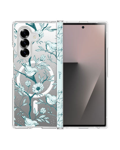 Android Flip / Fold Rearguard Hinge - Lovebird Monochrome 6.0