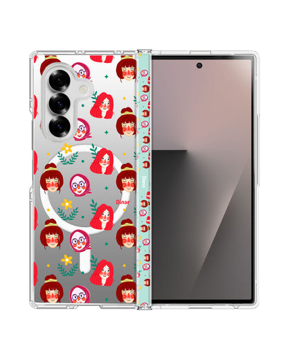 Android Flip / Fold Rearguard Hinge - Lovely Faces