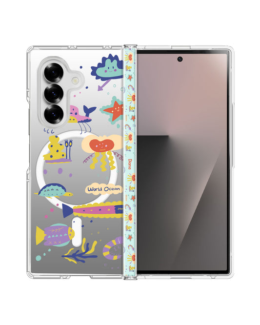 Android Flip / Fold Rearguard Hinge - Ocean World