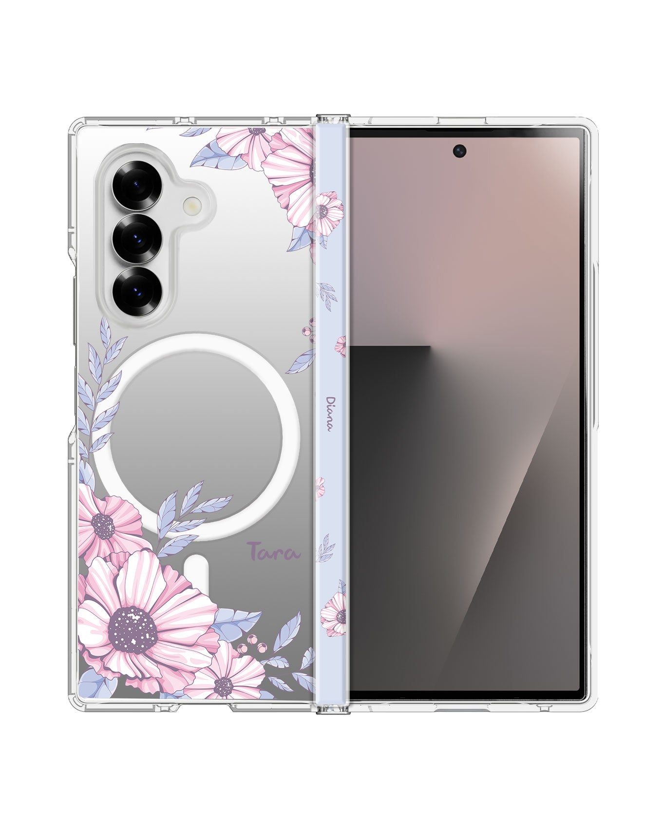 Android Flip / Fold Rearguard Hinge - Pink Blossom