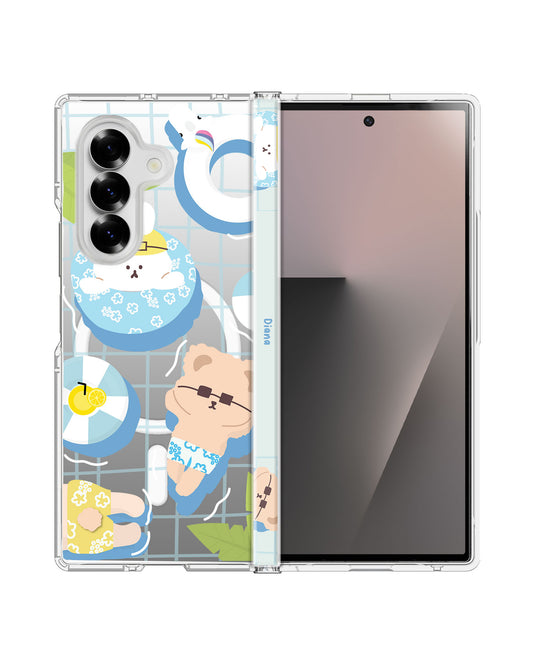 Android Flip / Fold Rearguard Hinge - Pool Party Blue