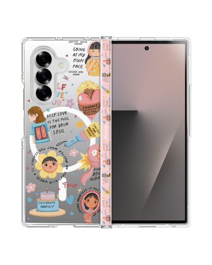 Android Flip / Fold Rearguard Hinge - Self Love Club