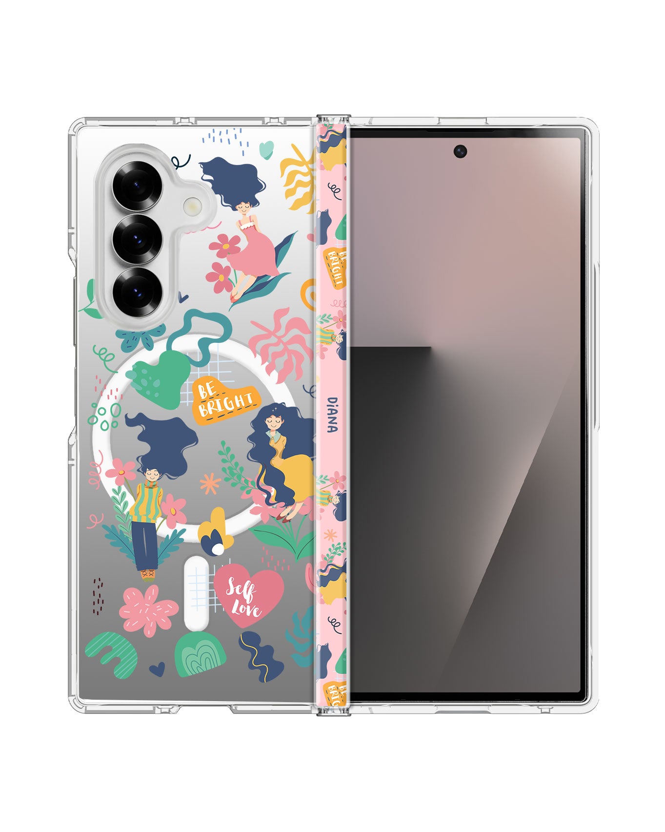 Android Flip / Fold Rearguard Hinge - Self Love Sticker Pack 2.0
