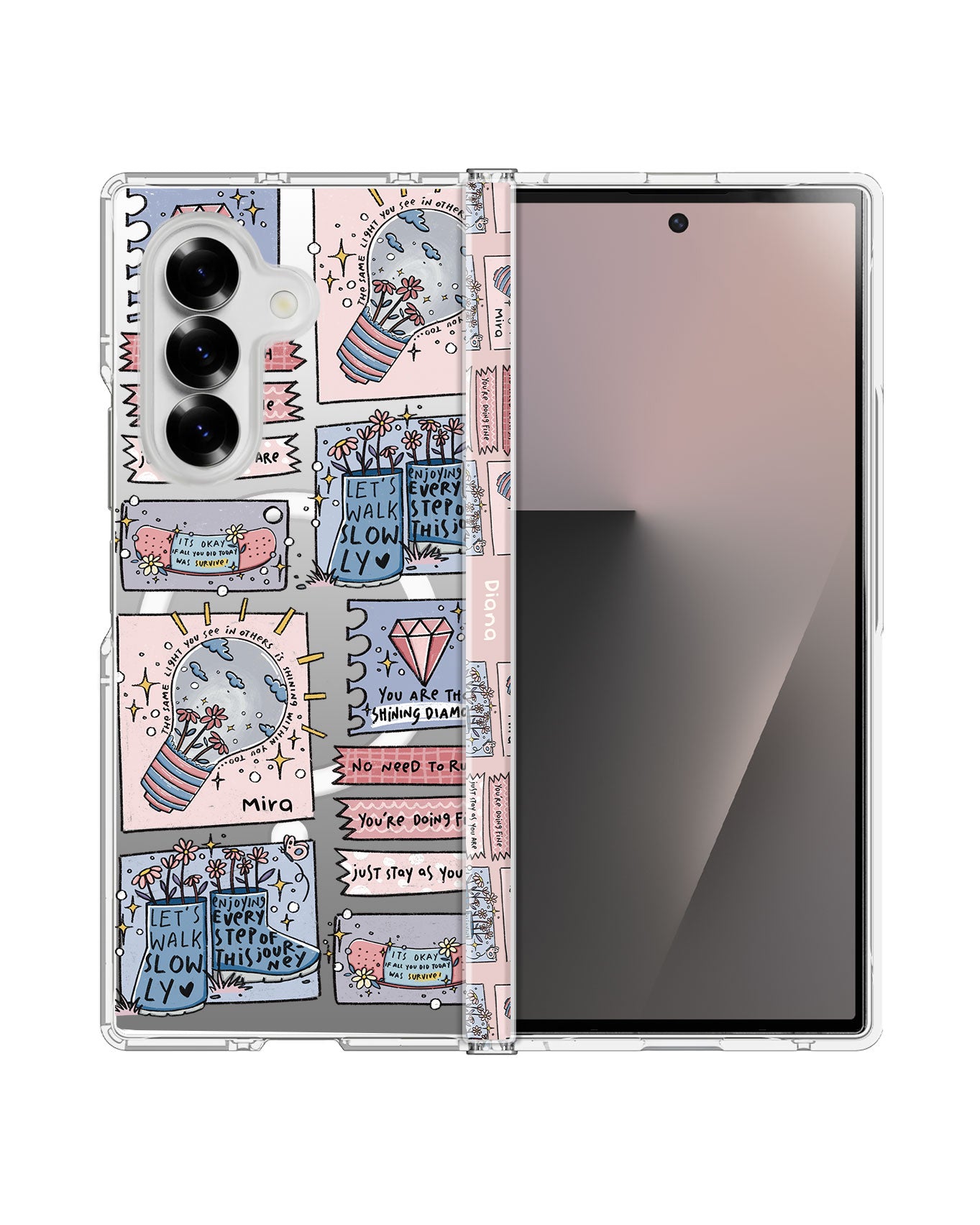 Android Flip / Fold Rearguard Hinge - Shine