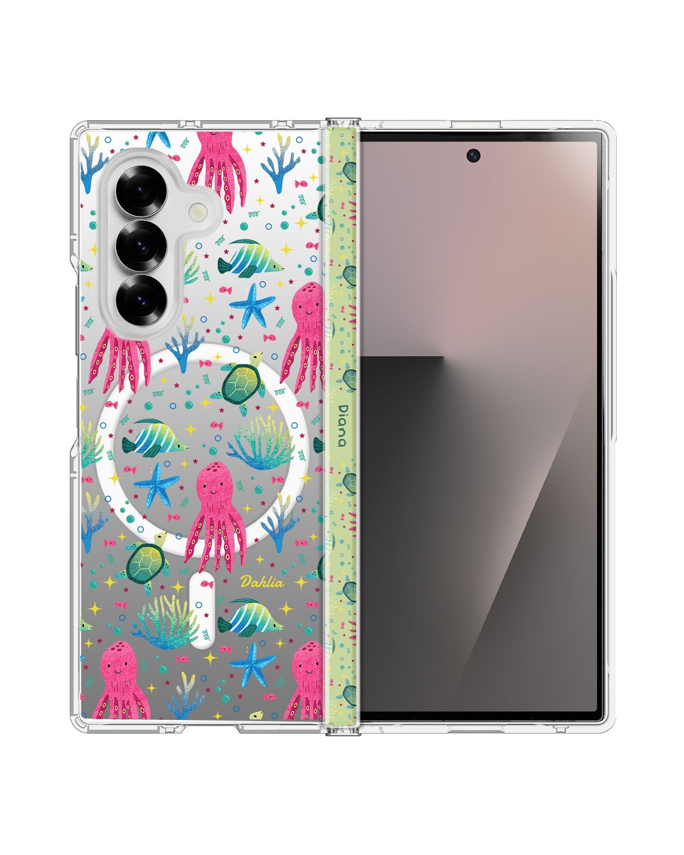 Android Flip / Fold Rearguard Hinge - Underwater Dreams 2.0