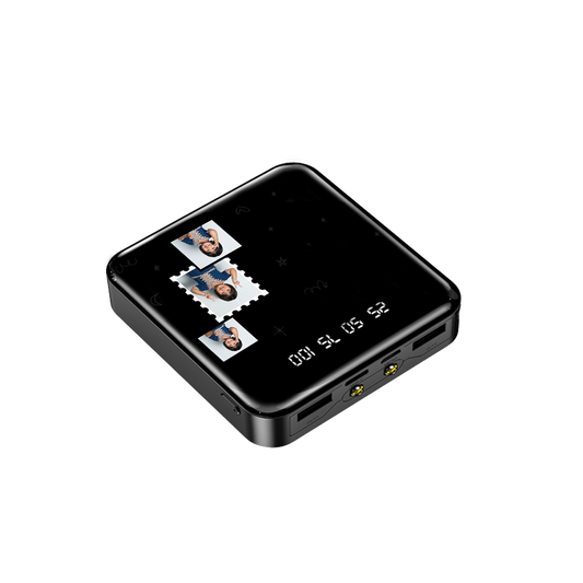 Mini Mighty Powerbank 12,000 mAh - Face Grid Black Polaroid