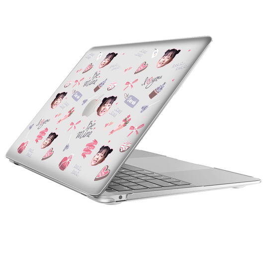 MacBook Snap Case - Face Grid Lovely