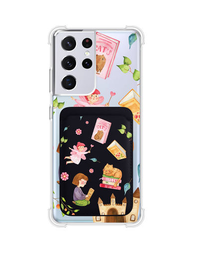 Android Magnetic Wallet Case - Fairy Cat