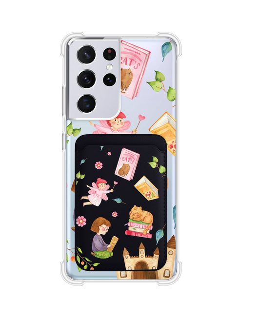 Android Magnetic Wallet Case - Fairy Cat