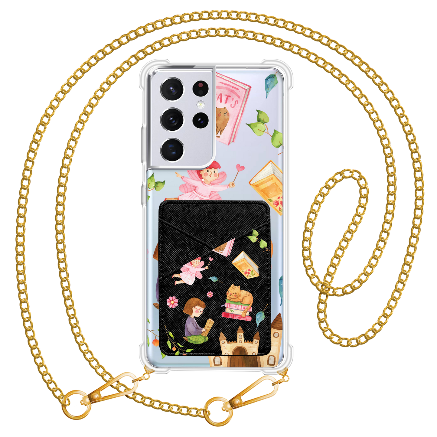 Android Phone Wallet Case - Fairy Cat