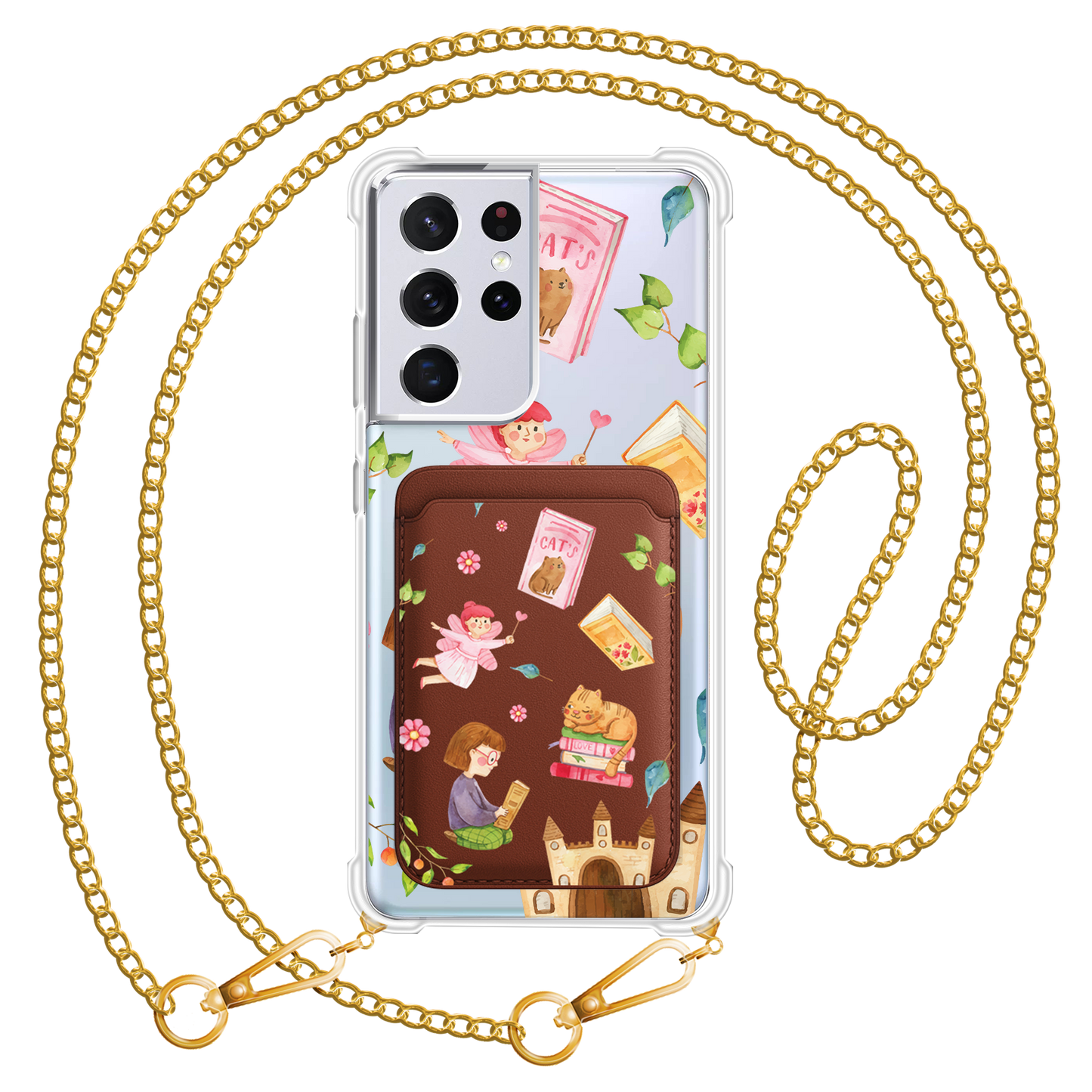 Android Magnetic Wallet Case - Fairy Cat