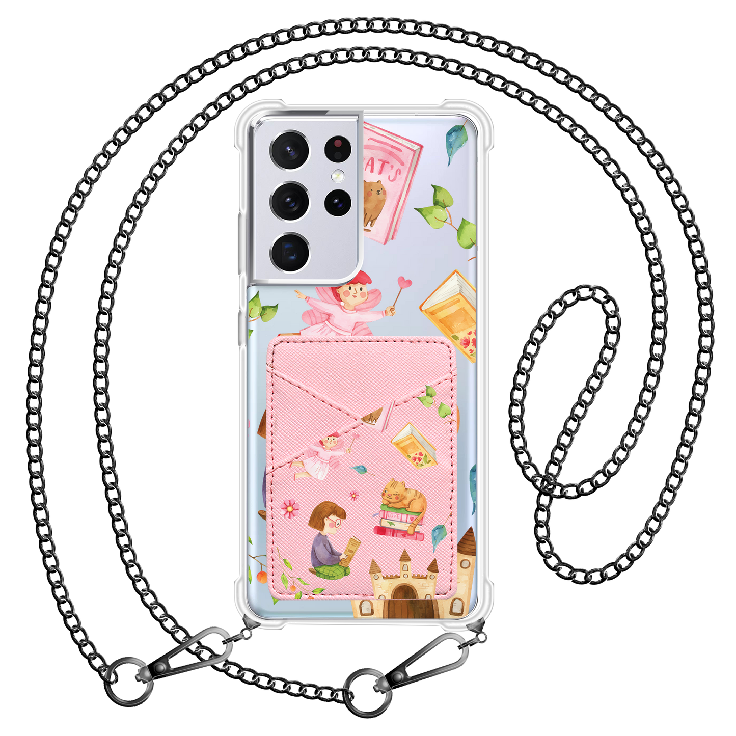 Android Phone Wallet Case - Fairy Cat