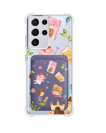 Android Magnetic Wallet Case - Fairy Cat