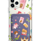 iPhone Magnetic Wallet Case - Fairy Cat