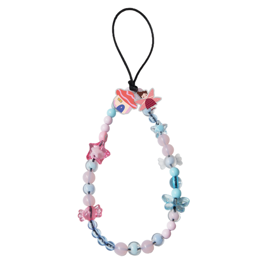 Beaded Strap with Acrylic Charm - Fairytale