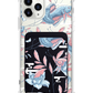 iPhone Magnetic Wallet Case - Fish & Floral 3.0