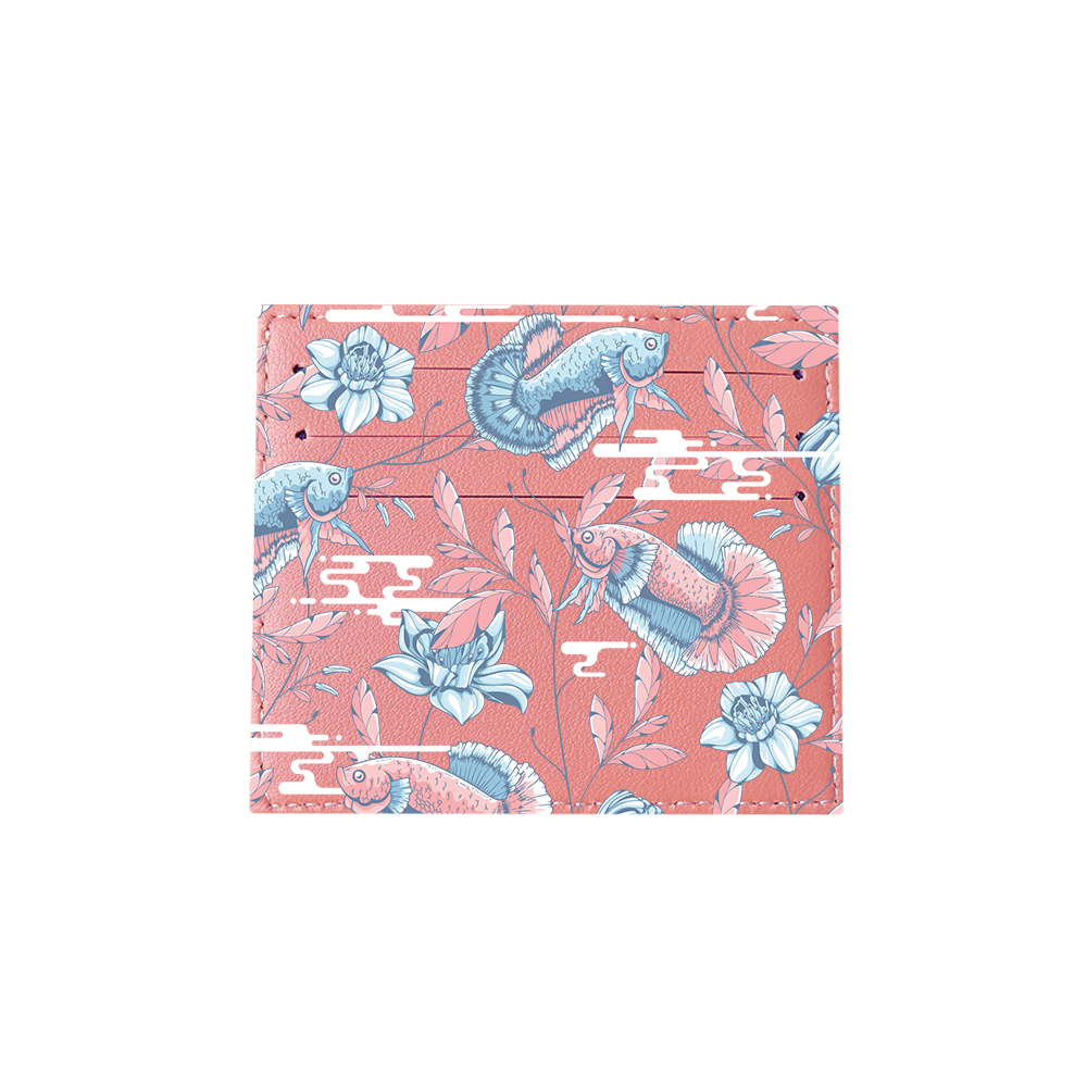 6 Slots Card Holder - Fish & Floral 3.0