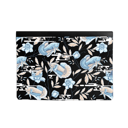 Vegan Leather Sleeve - Fish & Floral 4.0