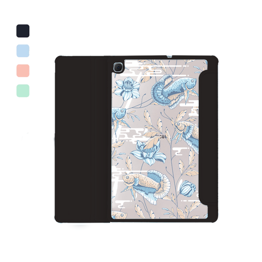 Android Tab Acrylic Flipcover - Fish & Floral 4.0