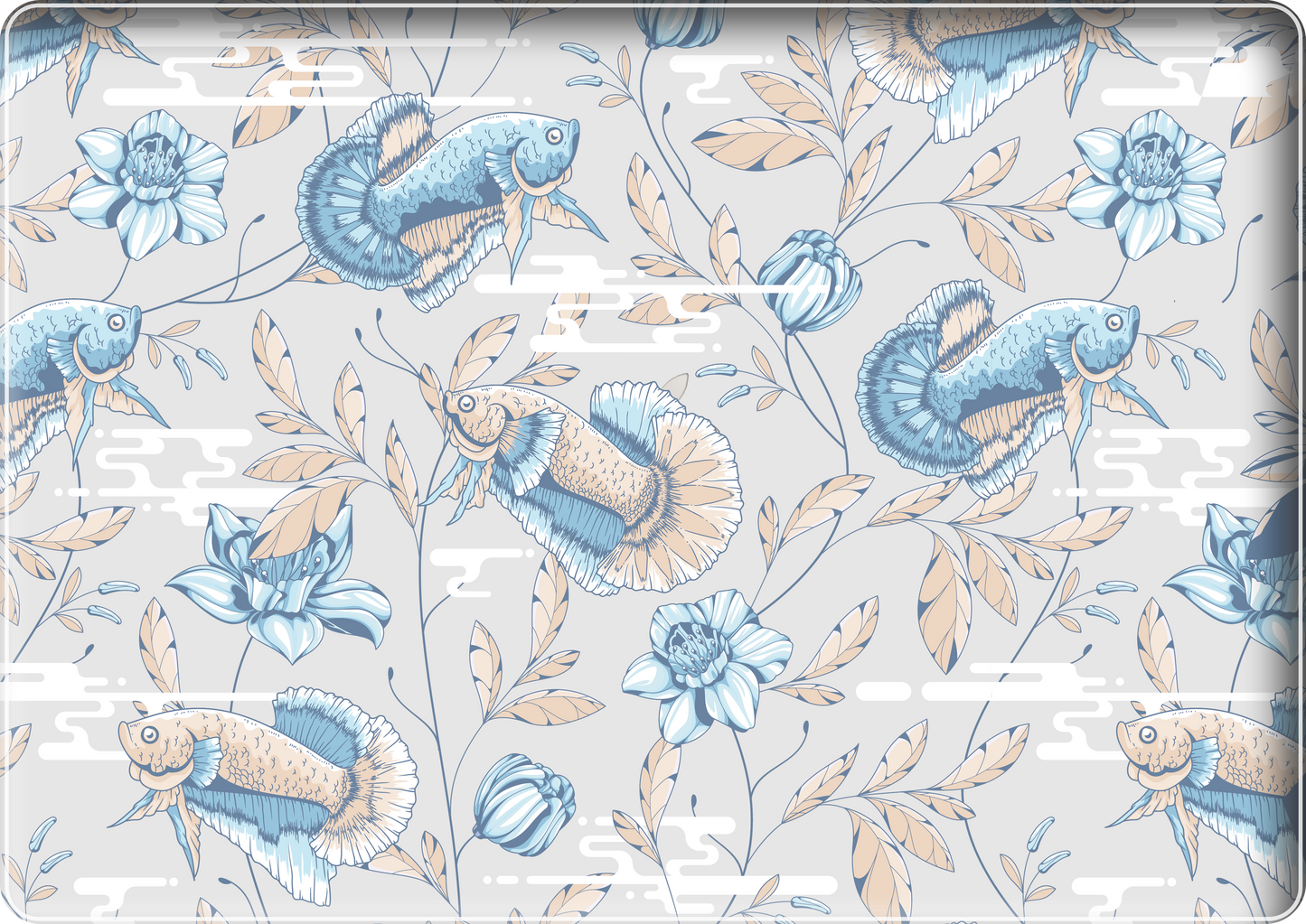 MacBook Snap Case - Fish & Floral 4.0