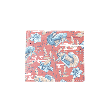 6 Slots Card Holder - Fish & Floral 4.0