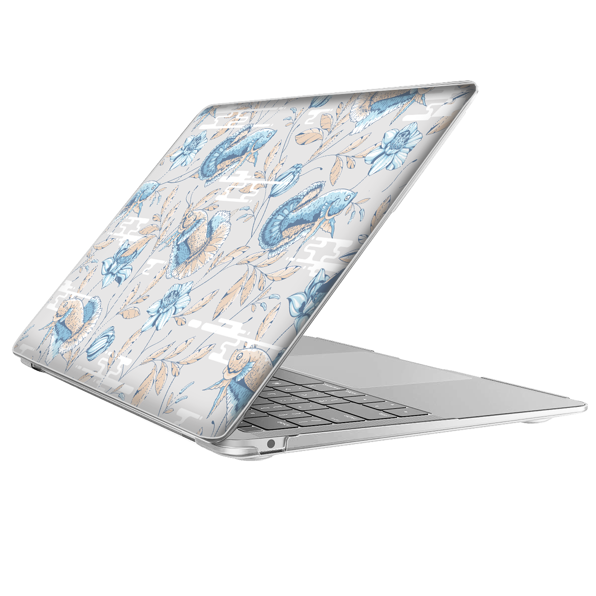 MacBook Snap Case - Fish & Floral 4.0