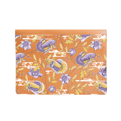 Vegan Leather Sleeve - Fish & Floral 5.0