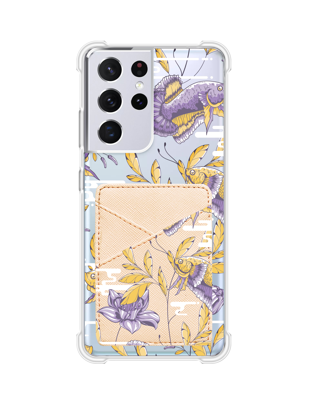 Android Phone Wallet Case - Fish & Floral 5.0