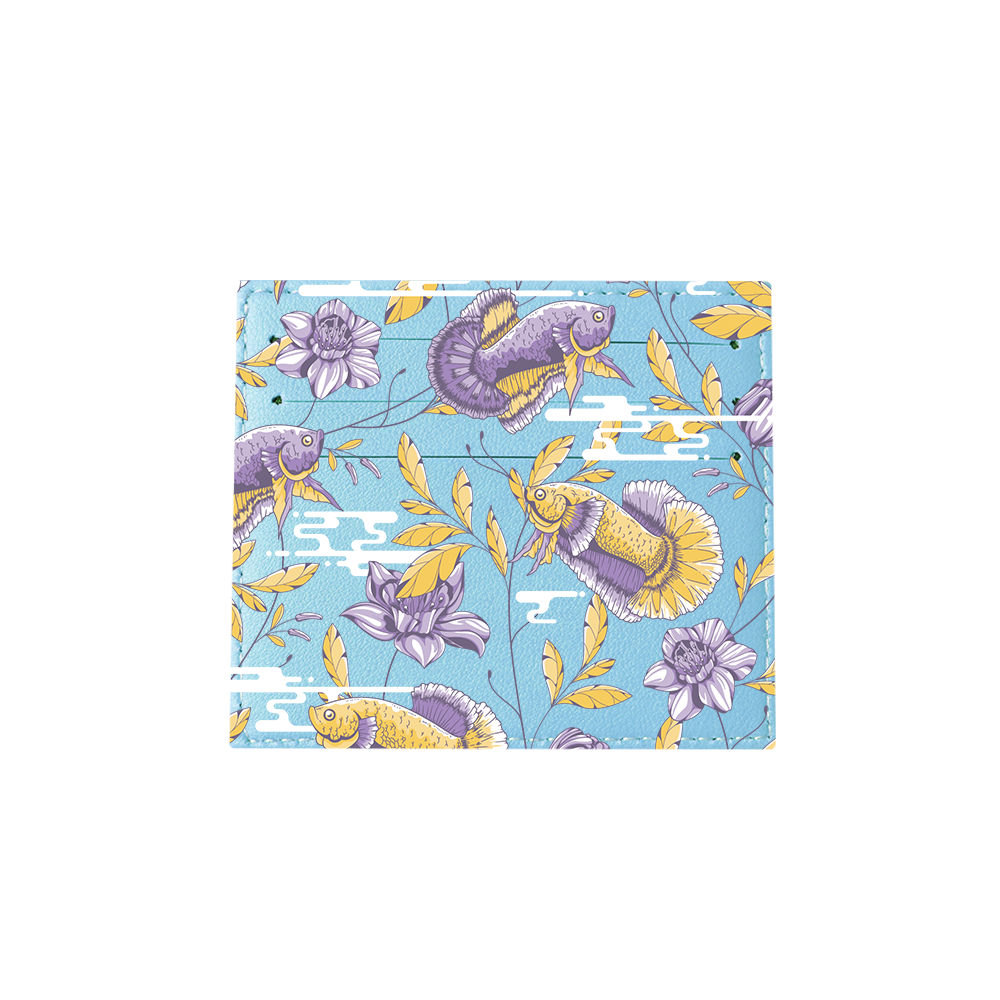 6 Slots Card Holder - Fish & Floral 5.0