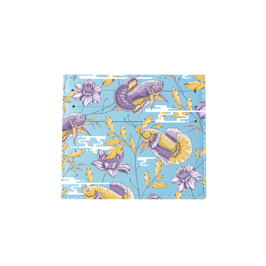 6 Slots Card Holder - Fish & Floral 5.0