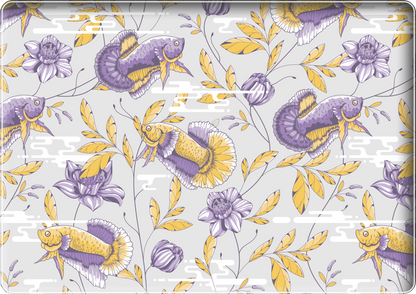 MacBook Snap Case - Fish & Floral 5.0