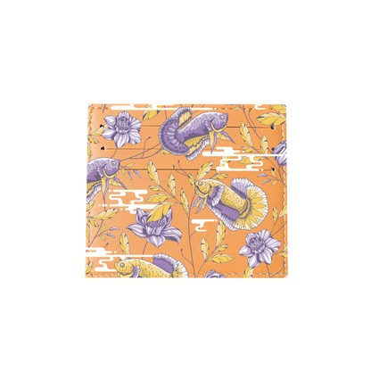 6 Slots Card Holder - Fish & Floral 5.0
