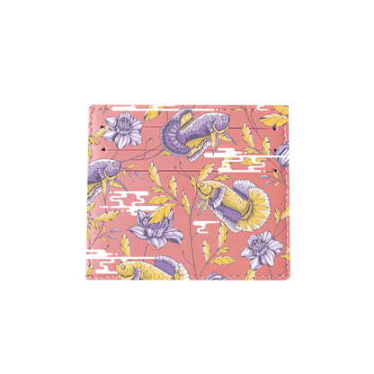 6 Slots Card Holder - Fish & Floral 5.0