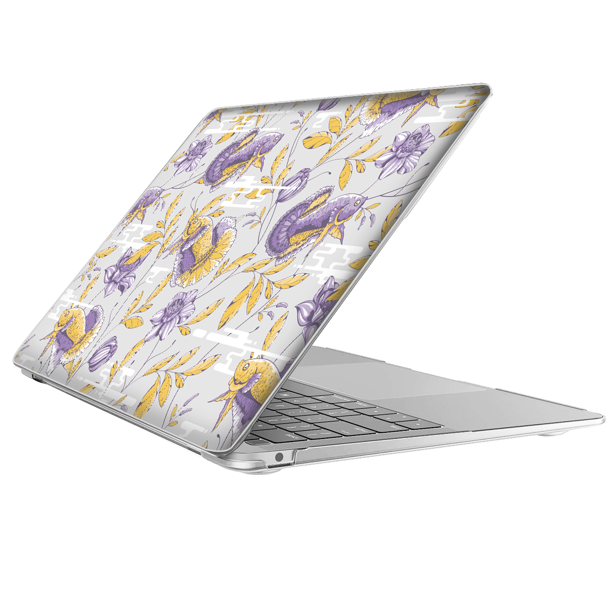 MacBook Snap Case - Fish & Floral 5.0