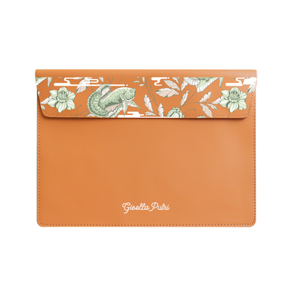 Vegan Leather Sleeve - Fish & Floral 6.0