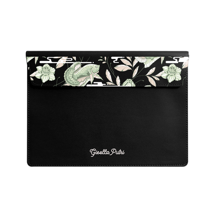 Vegan Leather Sleeve - Fish & Floral 6.0