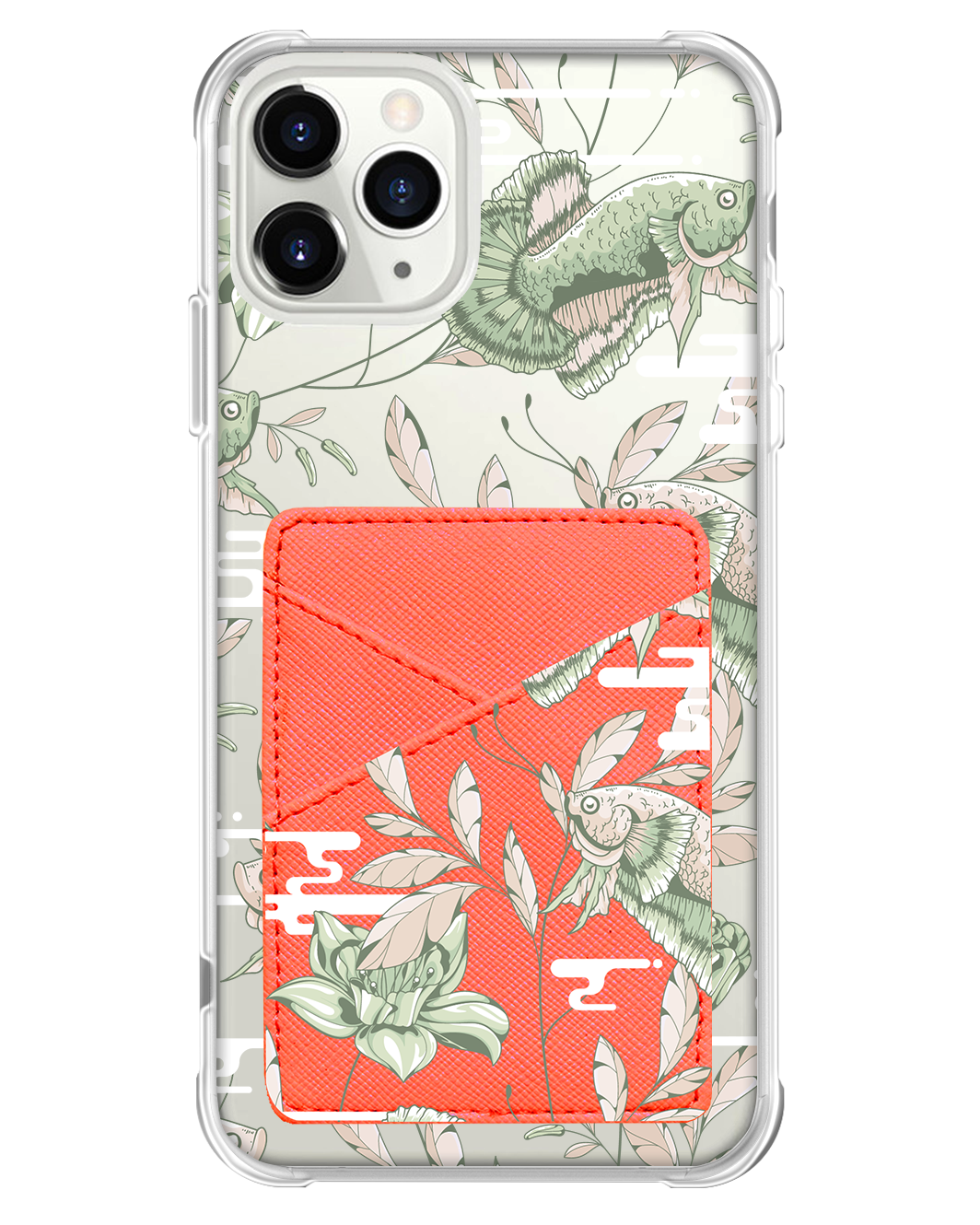 iPhone Phone Wallet Case - Fish & Floral 6.0