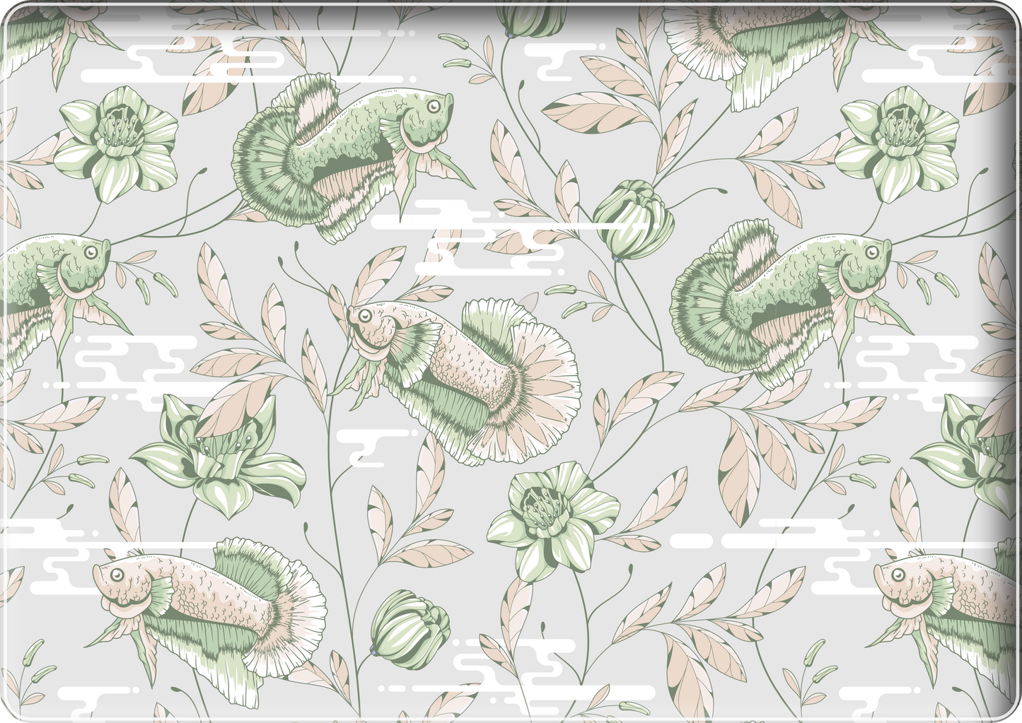 MacBook Snap Case - Fish & Floral 6.0