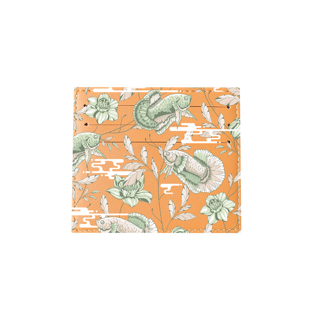 6 Slots Card Holder - Fish & Floral 6.0