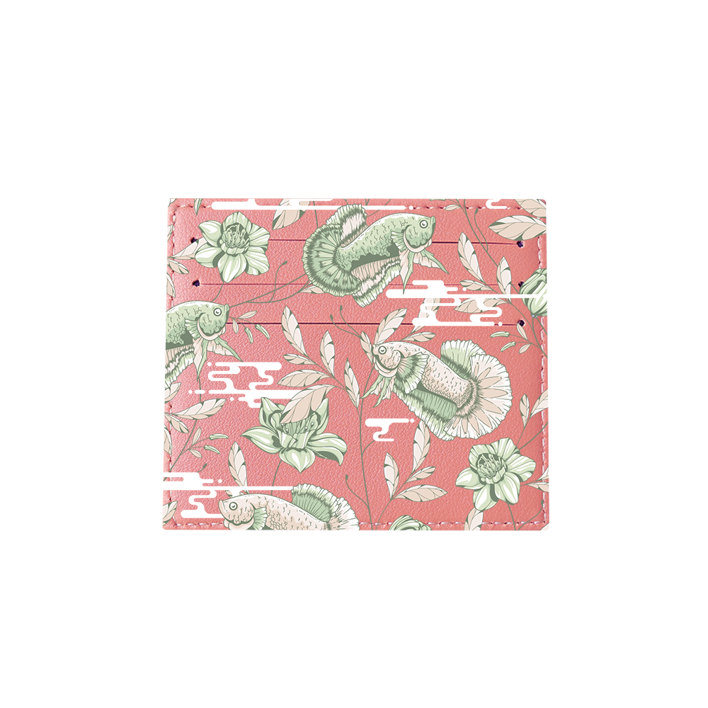 6 Slots Card Holder - Fish & Floral 6.0