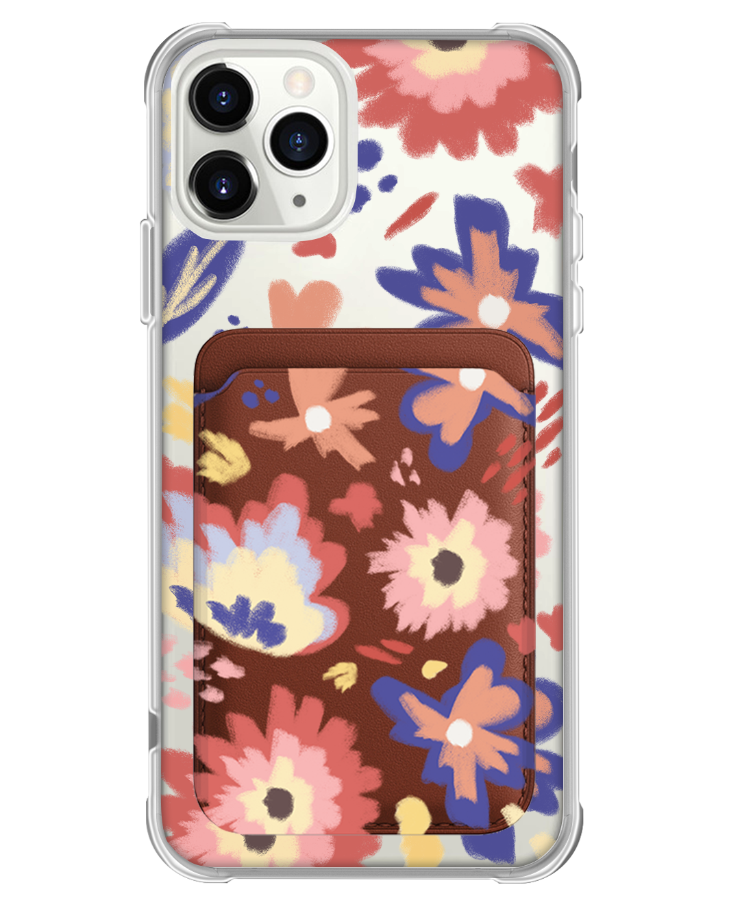 iPhone Magnetic Wallet Case - Flower Lovers