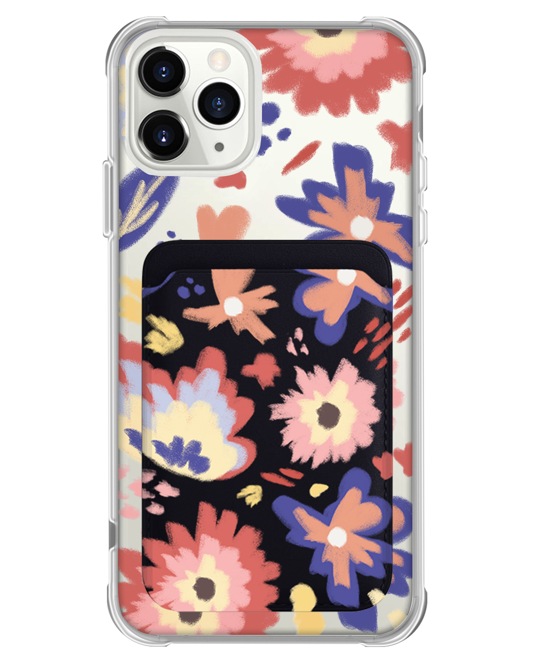 iPhone Magnetic Wallet Case - Flower Lovers