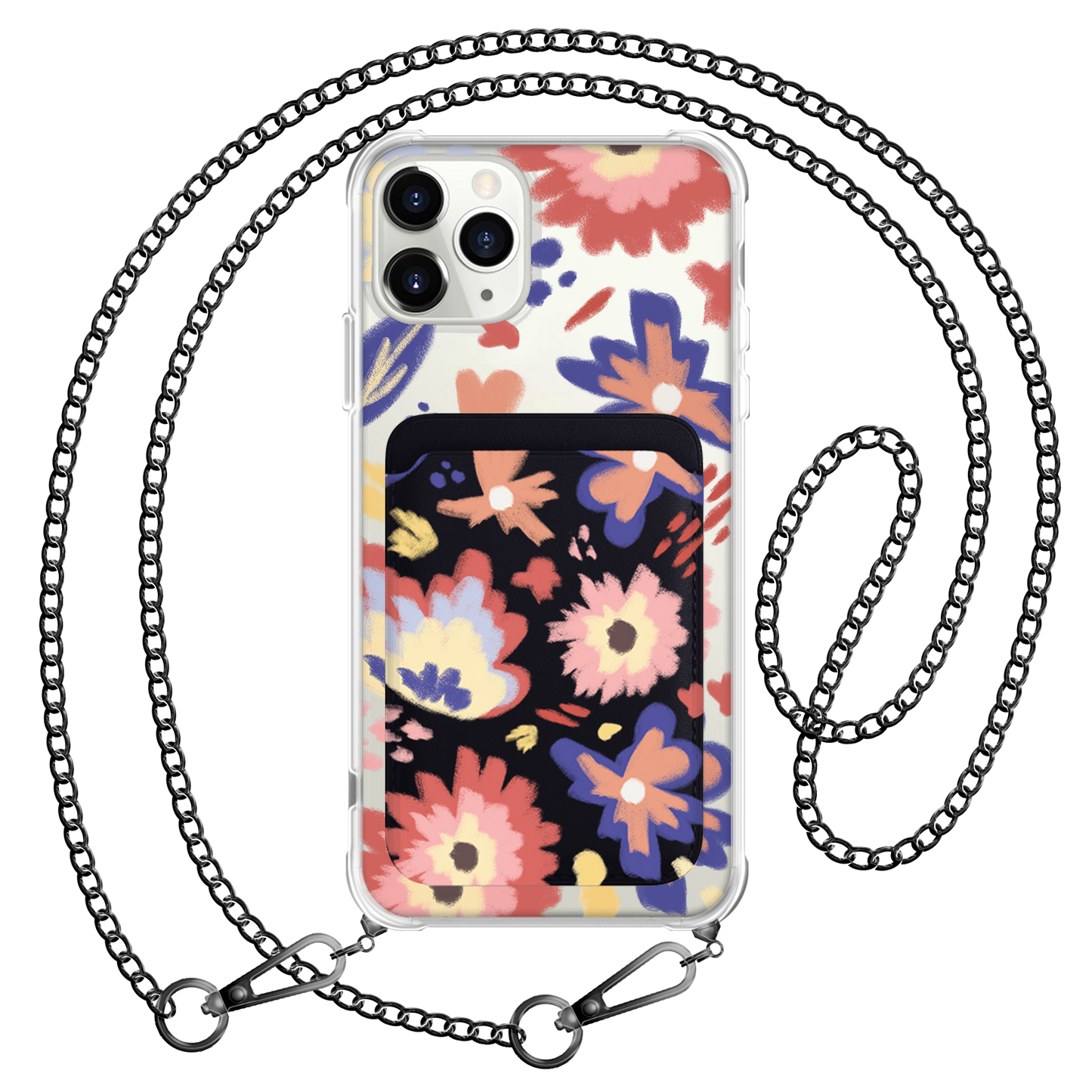 iPhone Magnetic Wallet Case - Flower Lovers