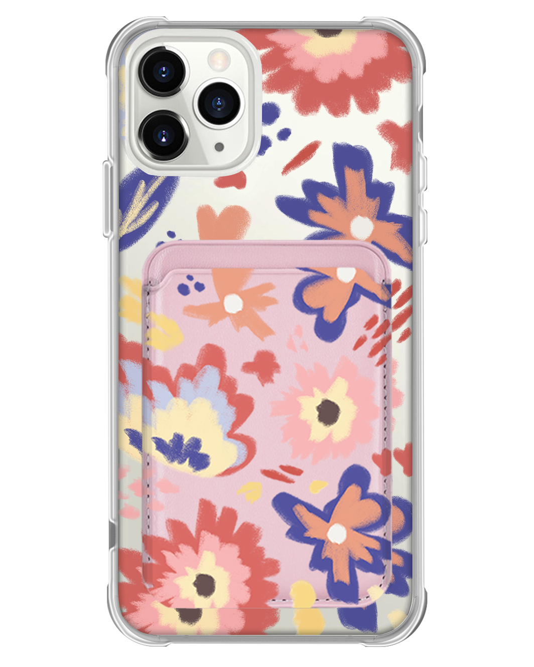 iPhone Magnetic Wallet Case - Flower Lovers