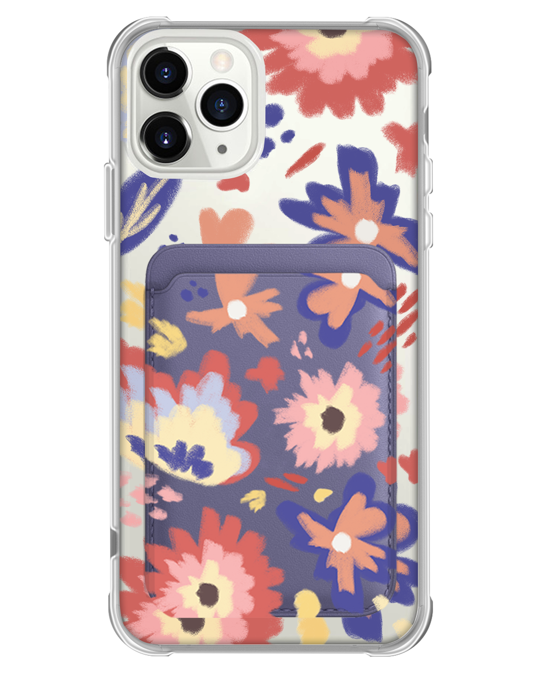 iPhone Magnetic Wallet Case - Flower Lovers