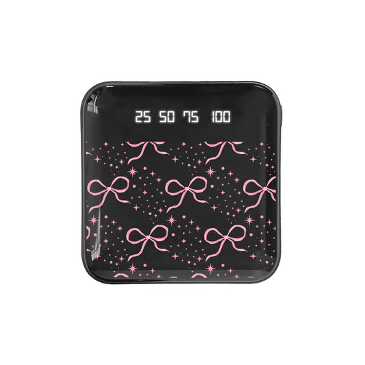 Mini Mighty Powerbank 12,000 mAh - Coquette Glittery Bow