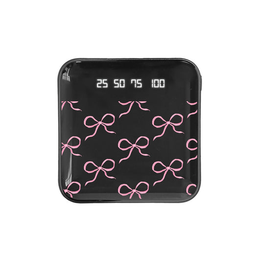 Mini Mighty Powerbank 12,000 mAh - Coquette Pink Bow 1.0