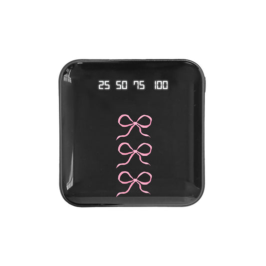 Mini Mighty Powerbank 12,000 mAh - Coquette Pink Bow 3.0